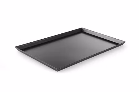 Pizzaplåt rektangulär, HENDI, 600x400x(H)25mm