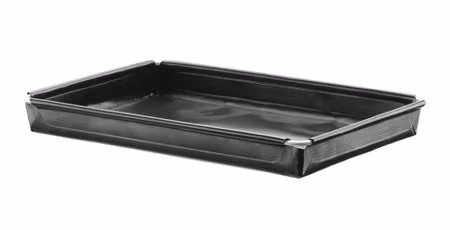 Plåt till snabbugn, nonstick, förstärkt, HENDI, perforerad, svart, 290x190x(H)30mm, rektangulär