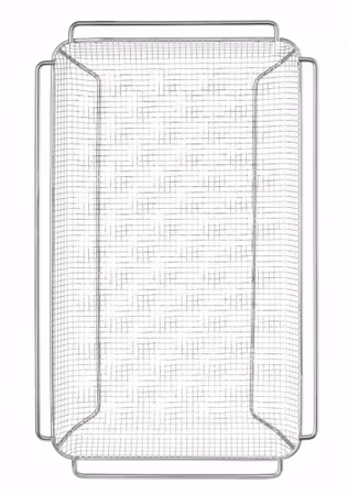 Ugnskorg för pommes frites, vågformad CONVECTOMAT FRY, HENDI, GN 1/1, 530x325x(H)40mm