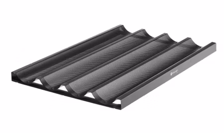 Baguetteplåt, HENDI, svart, 600x400x(H)32mm