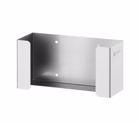Handskdispenser, HENDI, 1 box, silver, 260x96x(H)130mm