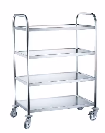 Serveringsvagn med fyra hyllplan, HENDI, 905x585x(H)1245mm