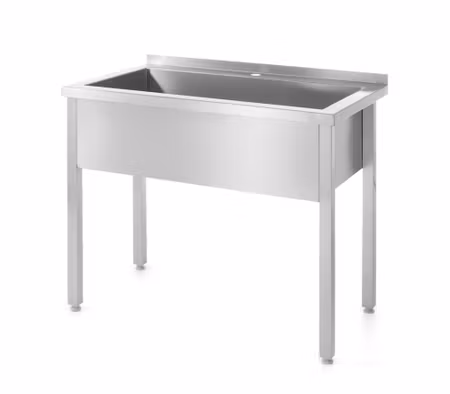 Diskbänk med en ho – svetsad, HENDI, Profi Line, 800x600x(H)850mm