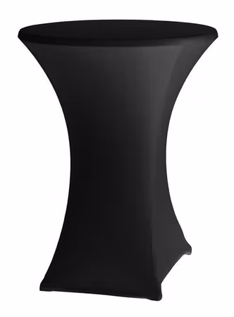 Bordsöverdrag, rund, HENDI, Kitchen Line, 811047, 810958, svart, ⌀800x(H)970mm