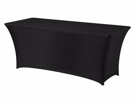 Bordsöverdrag, rektangulär, HENDI, Kitchen Line, 810934, svart, 1200x760x(H)730mm