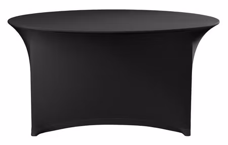 Bordsöverdrag, rund, HENDI, Kitchen Line, 817407, svart, ⌀1800x(H)760mm