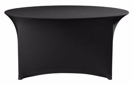 Bordsöverdrag, rund, HENDI, Kitchen Line, 810996, svart, ⌀1500x(H)760mm