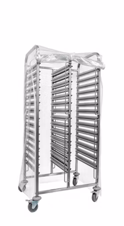 Överdrag till vagnar, HENDI, transparent, 760x570x(H)1630mm