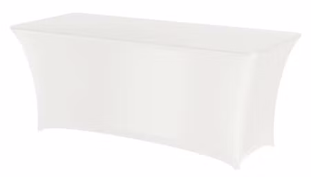 Bordsöverdrag, rektangulär, HENDI, Profi Line, vit, 1830x760x(H)730mm