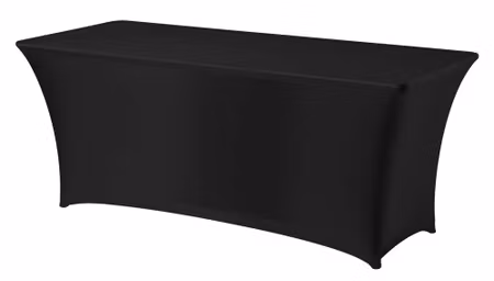 Bordsöverdrag, rektangulär, HENDI, Profi Line, svart, 1830x760x(H)730mm
