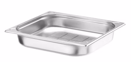 Kantin GN 2/3, perforerad, HENDI, Profi Line PLUS, GN 2/3, 3L, silver, 354x325x(H)40mm