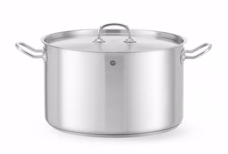 Mellanhög gryta – med lock, HENDI, Kitchen Line, 15L, ⌀320x(H)190mm