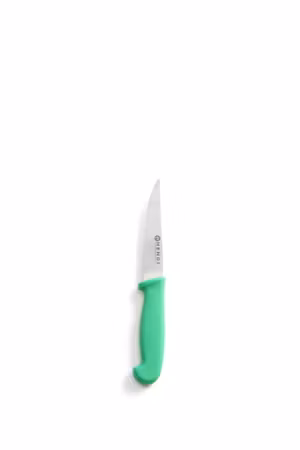 Universalkniv med grantonslipat blad, HENDI, kort modell, grön, (L)190mm