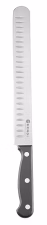 Laxkniv 250 mm, stansad, HENDI, Profi Line, svart, (L)377mm
