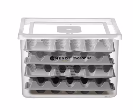 Äggbehållare HENDI OVOBOX 120, HENDI, GN 2/3, 18L, 355x325x(H)200mm, rektangulär