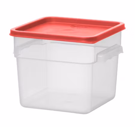 Livsmedelsbehållare med gradering, HENDI, 5,7L, 235x235x(H)180mm