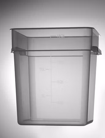 Livsmedelsbehållare med gradering, HENDI, 17,2L, 290x290x(H)320mm