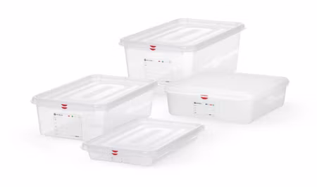 Kantin GN 1/1, polypropen, HENDI, GN 1/1, 13L, transparent, 530x325x(H)100mm, rektangulär