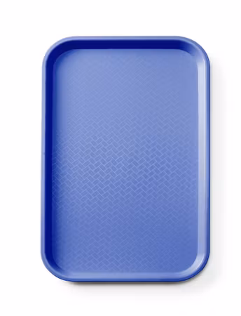 Snabbmatsbricka av polypropen GN 1/1, AmerBox, GN 1/1, blå, 530x325x(H)20mm, rektangulär