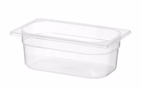 Kantin GN 1/4 polypropen, HENDI, Profi Line, GN 1/4, 2L, transparent, 265x162x(H)100mm