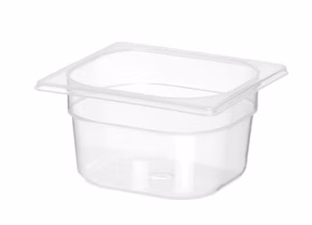 Kantin GN 1/6 polypropen, HENDI, Profi Line, GN 1/6, 1,5L, transparent, 176x162x(H)100mm