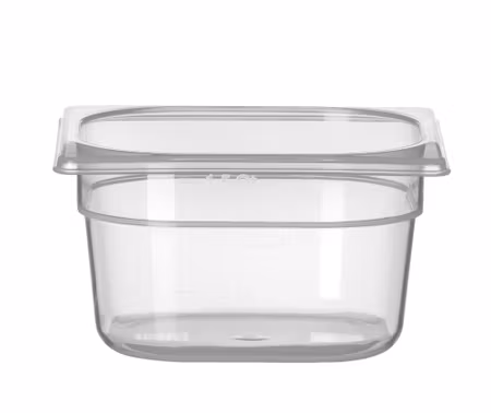Kantin GN 1/6 polypropen, HENDI, Profi Line, GN 1/6, 1,5L, transparent, 176x162x(H)100mm