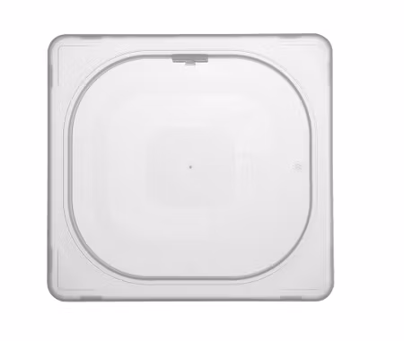 Lock till GN-kantiner av polypropen, HENDI, GN 1/6, transparent, 176x162mm