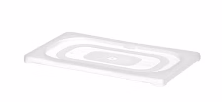 Lock till GN-kantiner av polypropen, HENDI, GN 1/4, transparent, 265x162mm