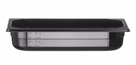 Kantin GN 1/3 COOL, HENDI, COOL, GN 1/3, 2,5L, svart, 325x176x(H)65mm