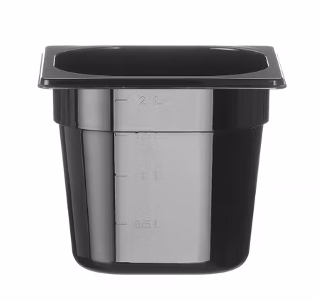 Kantin GN 1/6 COOL, HENDI, COOL, GN 1/6, 2,3L, svart, 176x162x(H)150mm