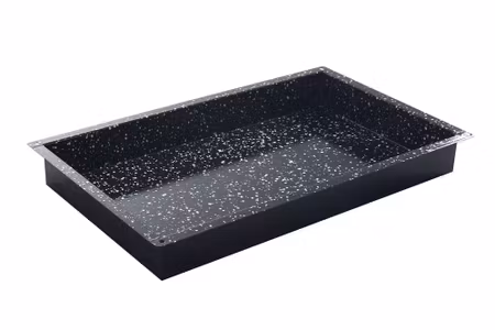 Bakplåt CONVECTOMAT CLASSIC GN 2/1, HENDI, GN 2/1, svart, 650x530x(H)40mm, rektangulär