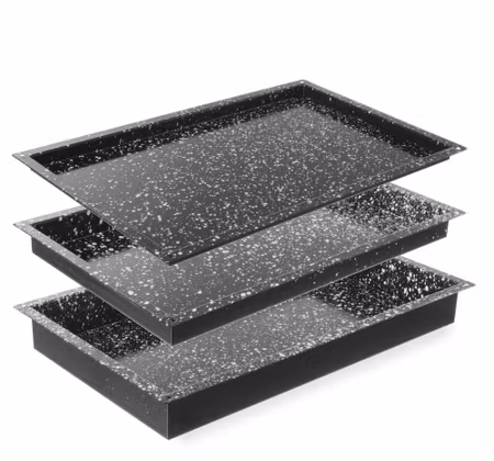 Plåt CONVECTOMAT CLASSIC GN 1/1, HENDI, GN 1/1, svart, 530x325x(H)80mm, rektangulär