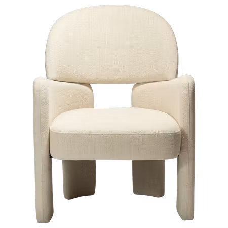 AOLE loungestol – Simply beige bouclétyg | DAN-FORM