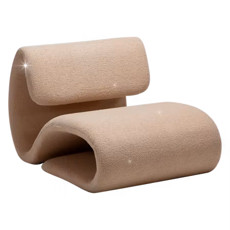 DUBNA loungestol – Frosted almond RPES | DAN-FORM