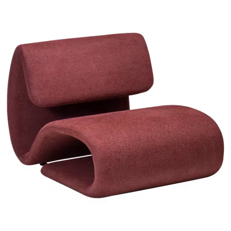 DUBNA loungestol – Merlot bouclétyg | DAN-FORM