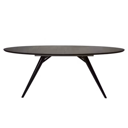 ECLIPSE bordsskiva (110 x 200-300 cm) – gråbetsad ask | DAN-FORM