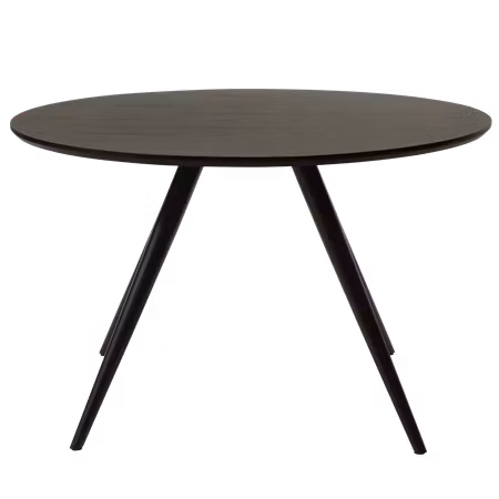 ECLIPSE bord, rundt, top (Ø 120 cm) – svartbetsad ask | DAN-FORM