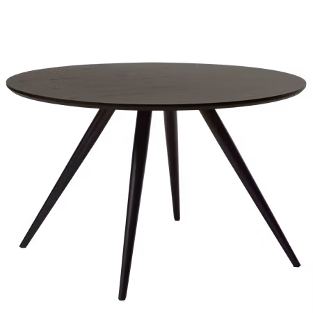 ECLIPSE bord, rundt, top (Ø 120 cm) – svartbetsad ask | DAN-FORM