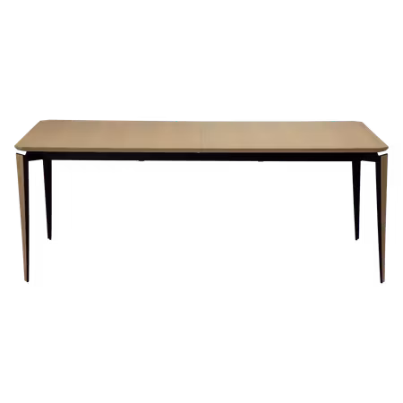 EDGE bord (100x200-300 cm) – vitlaserad ekfaner | DAN-FORM