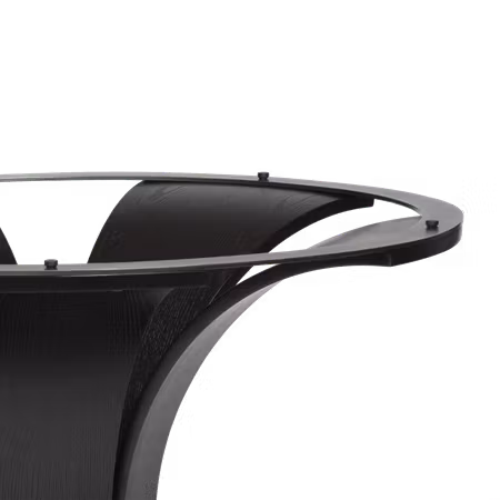 EPIC metalldelar till bord – Metalbase i antik tennfinish | DAN-FORM