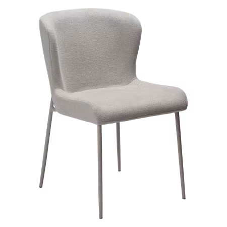 GLAM stol – Cashmere bouclétyg, Cashmere ben | DAN-FORM