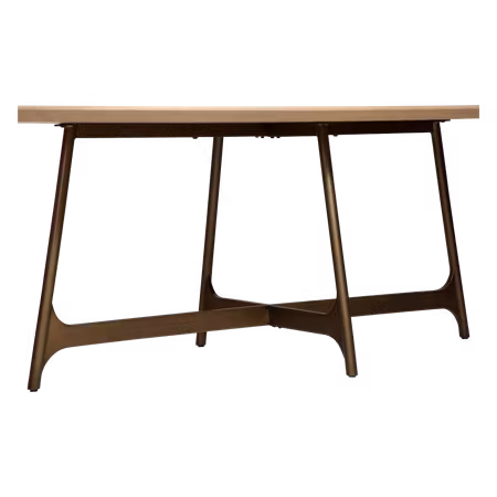 OOID ben till ovalt bord – antik mässing ben | DAN-FORM