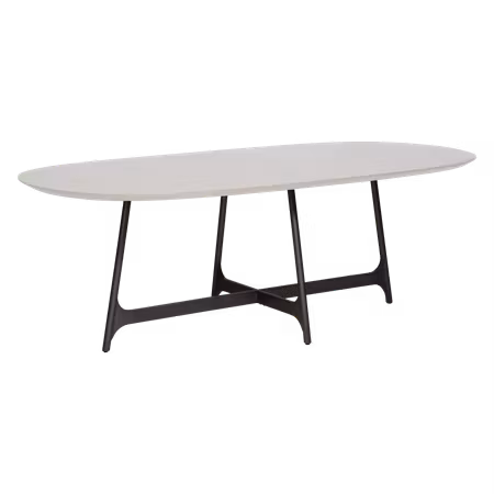 OOID ben till ovalt bord – antik tennfinish ben | DAN-FORM
