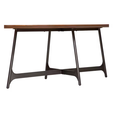 OOID ben till ovalt bord – antik tennfinish ben | DAN-FORM