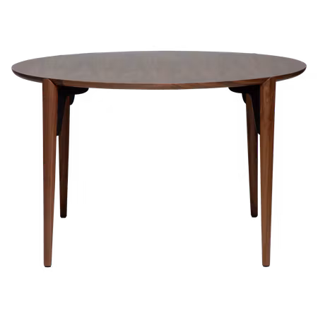 PARAGON bord, rund (Ø 120 cm) – valnötsfaner | DAN-FORM