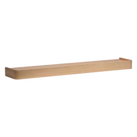 PROTOPIA hylla (20 x 120 cm) – vitlaserad ekfaner | DAN-FORM