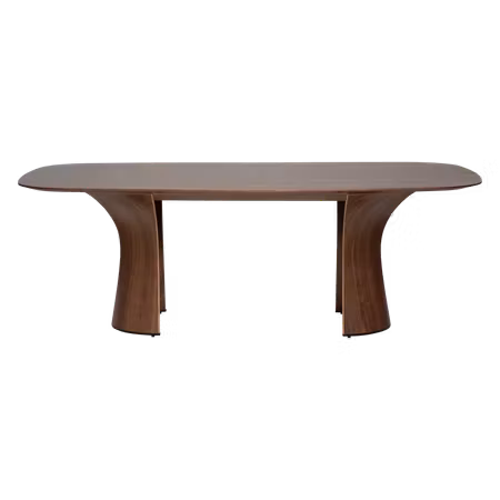 ROOT bord (110 x 220 cm) – valnötsfaner | DAN-FORM
