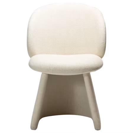 SENSE stol – Simply beige bouclétyg | DAN-FORM