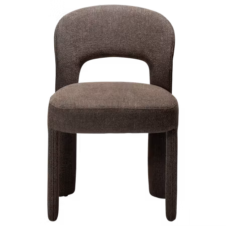 SPLENDOR stol – Major brun bouclétyg | DAN-FORM