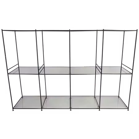 Stoldisplay (200 x 300 cm) – svart, glas | DAN-FORM